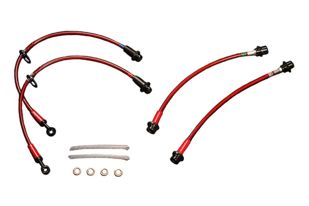 

MONSTER SPORT Stainless Steel Mesh Teflon Brake Hose for 4WD Alto RS Works/Turbo (HA36S) 470561-7320M