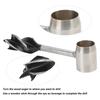 Stainless Steel Manual Wood Auger Portable Design Scotch Eye Auger  For Bushcrafting