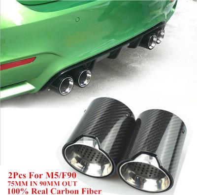 Brand New Car Carbon Fiber Exhaust End Tail Tips