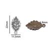 20pcs/lot 22*12.5mm Fashion Antique Tree Leaf Shape Charms Pendant Bracelets Necklace Jewelry Making Findings Accessories