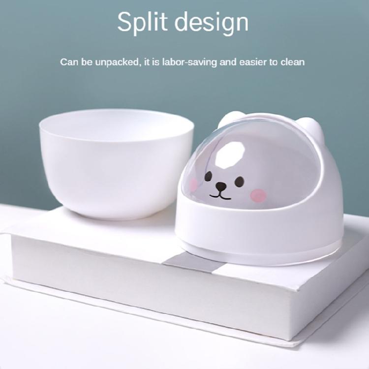 Plastic Desktop Trash Bin Children Students Multifunctional Pen Holder