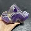 1.5kg Natural Purple Amethyst Quartz Crystal Wand Point Obelisk Healing