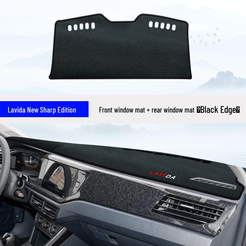 Volkswagen Lavida Dashboard Sunshade: Light-Blocking Console Pad for Interior Protection, Sharp Edition 24 Voyage.