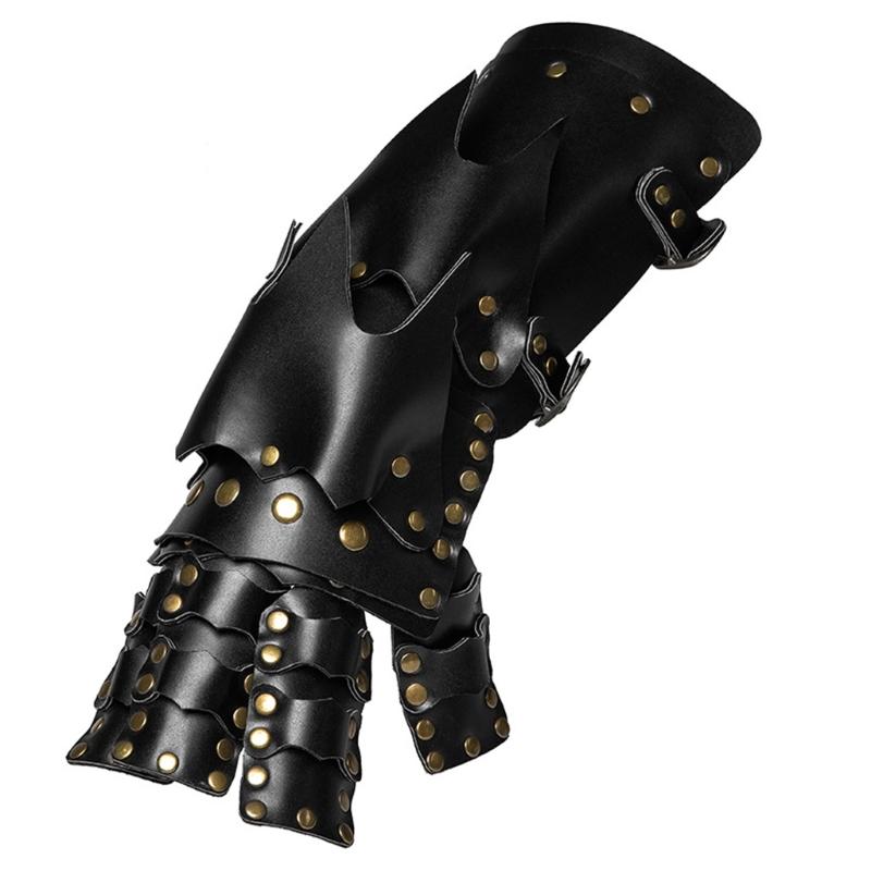Mechanische Handschuhe Vintage Verzierungen Rechte Hand Handschuhe Steampunk Lederhandschuhe Halloween Cosplay Party Requisiten