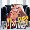 Spy X Family Cartoon Kawaii Anya Anime  Blanket Flannel Sofa Throw Blanket Multi-function for Couch Bedding Throws Bedspread