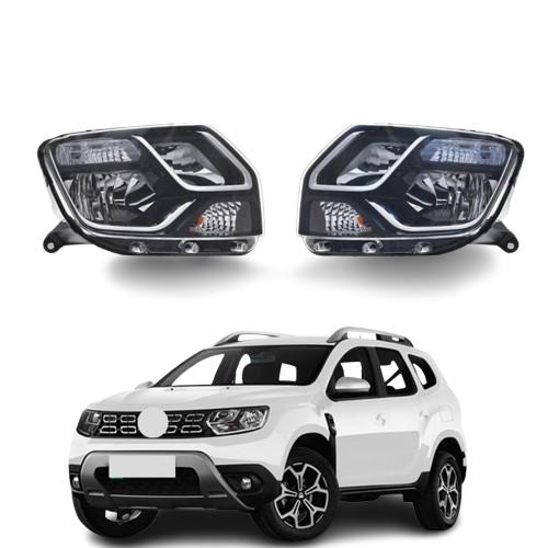 

Фара права ліва 2 шт. комплект для Dacia Duster 2014-2018 OEM 260605020R 260107307R