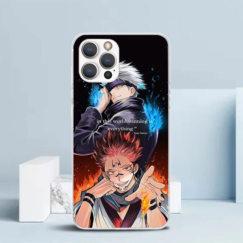 Hot Anime JusuKaisen Phone Case For IPhone 16 17 Air 16E 15 14 Plus 13 Mini 12 11 Pro Max 7 8 + SE 2020 Soft TPU Back Cover 16 1