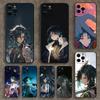 Xiao Game G-Genshin Phone Case For Apple iPhone 15,14,13,12,11,Pro,X,XS,Max,XR,Plus,Mini Soft Black Cover