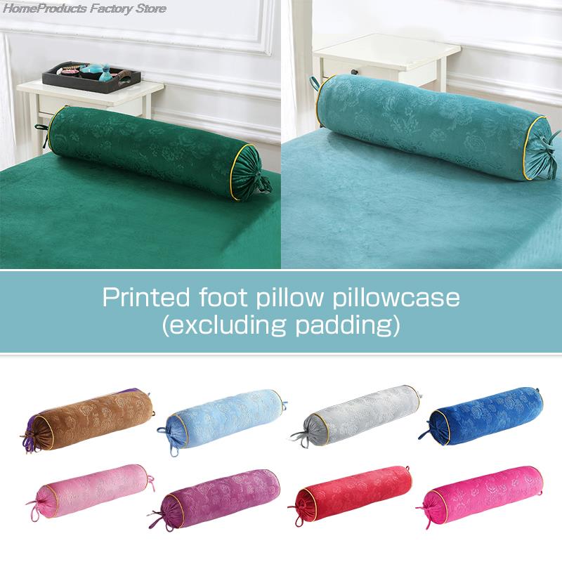 Față de pernă rotundă 60 cm Salon de frumusețe Pat Canapea Canapea Scaun Față de pernă Picior Spătar Gât Husă de pernă Fără umpluturi