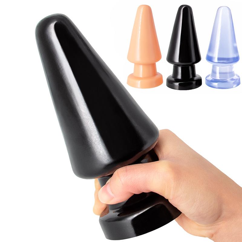 MoDi Analplug, großer Buttplug mit leistungsstarkem Saugnapf, weibliches Masturbationswerkzeug, Analspielzeug, Analkugeln, Pussy-Sexspielzeug für Paare