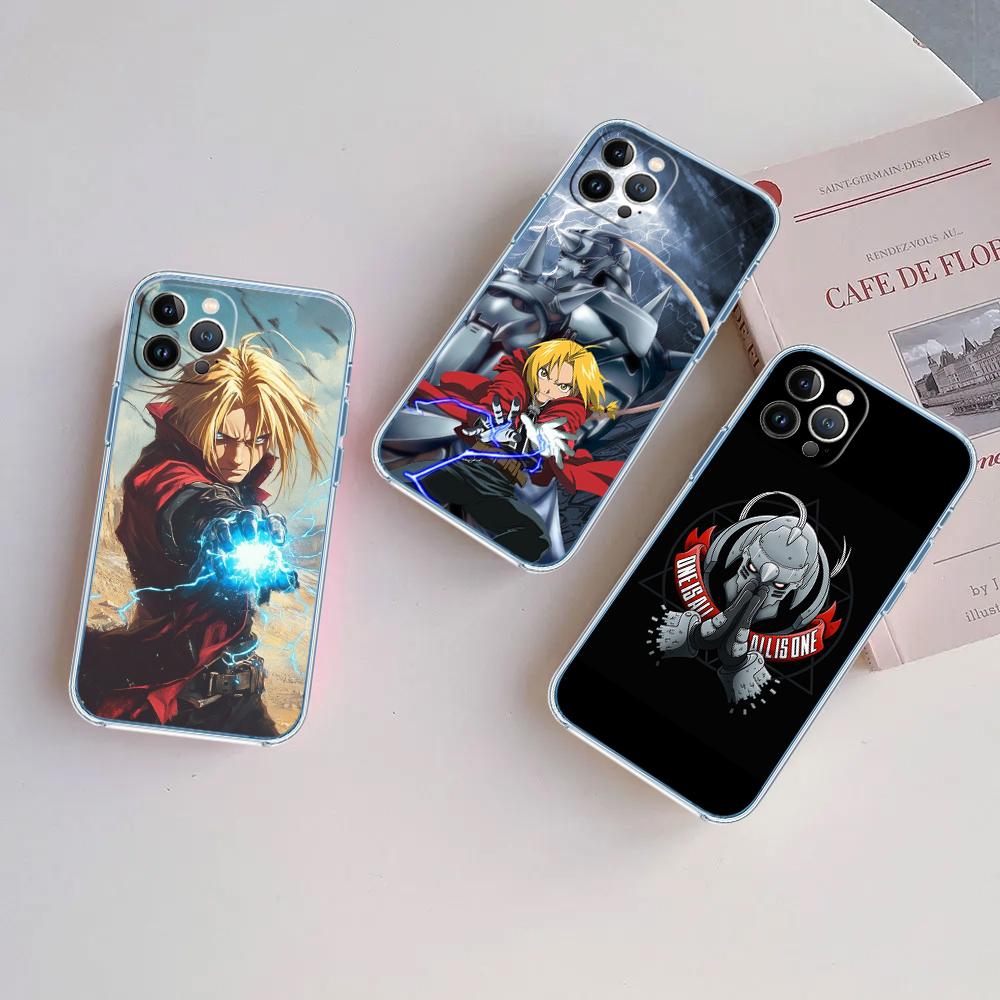 Fullmetal Alchemist Phone Case for Motorola Moto E13 E15 E20 E22 E22I E22S E30 E32 E40 E7 E7I G Plus Power Play Stylus G22 G14