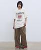 FILLUMINATE Burning Heart T-Shirt - Brown