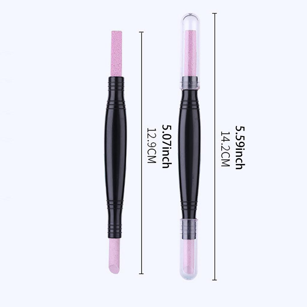 Manicure Double Head Multifunctional Peeling Repair Polishing Pen Woman Portable Makeup Accessories Gift for Women