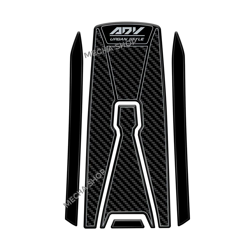 adv350 2025 Tank Pad Sticker Motorcycle Accessories For ADV 350 Fuel Tank Protection 3D Gel Decals 2022 2023 2024