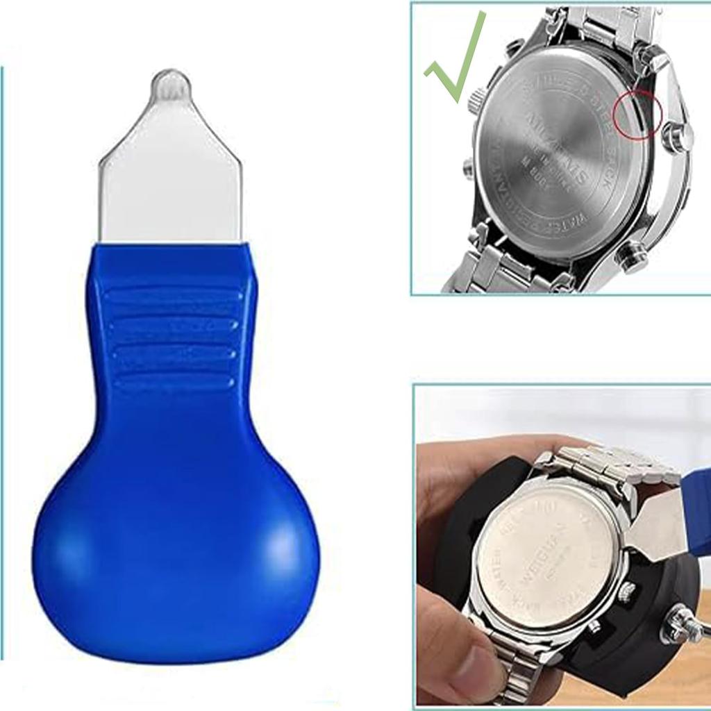 Watch Replacement Tool, Watch Opener, Watch Pry Tool, Watch Back Case Replacement Tool (Set of 5, Blue)