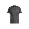 Set-in-Ärmel T-Shirt Herren Metallic Schwarz GM2074