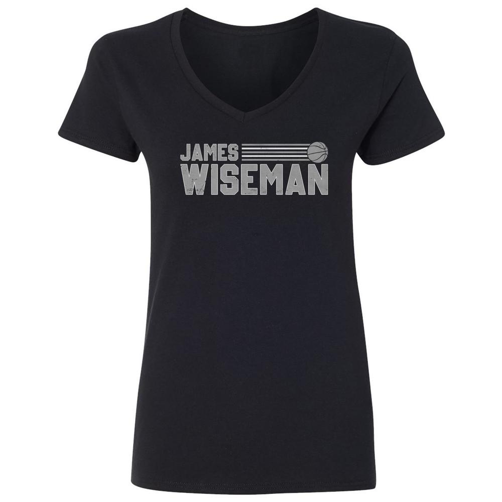 Wiseman Inspired Basketball Retro Tee - Indiana Fans Ladies  V-Neck Tshirt Unisex T-Shirt S