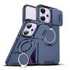KEYSION 360° Ring Stand Phone Case for OPPO Reno14 Pro 5G Slide Camera Protection Magnetic Shockproof Cover for OPPO Reno14 F 5G