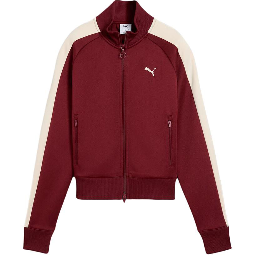 PUMA Women s T7 Track Jacket Burgundy 631965-96 M