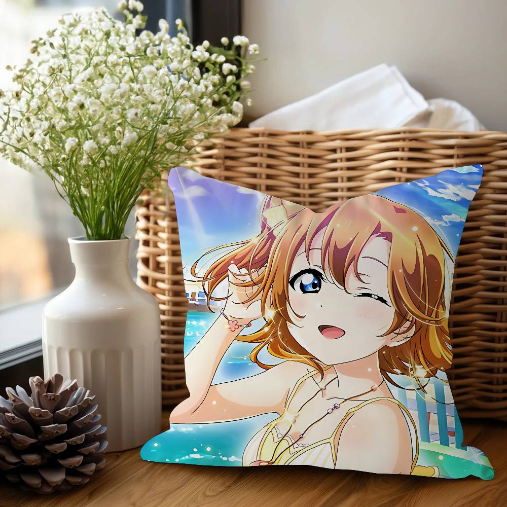 Anime Love Live Kousaka Honoka Pillowcases Home Bedding Decorative Pillow Cover Wedding Super Soft Pillow Case