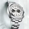 Mark Fairwhale 5900 New Mens Watch Stainless Steel Square Dial Chronograph Business Waterproof Quartz Watch Relogios Masculino