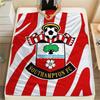 Southampton FC Flannel Blanket, High Quality Comfortable for All Seasons, Home Decor, Warmth and Comfort