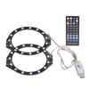 RGB LED Işık Halkası Bluetooth Müzik Senkronizasyonu 400 Efekt 8 Renk LED Şerit Işıklar Uygulama Kontrollü