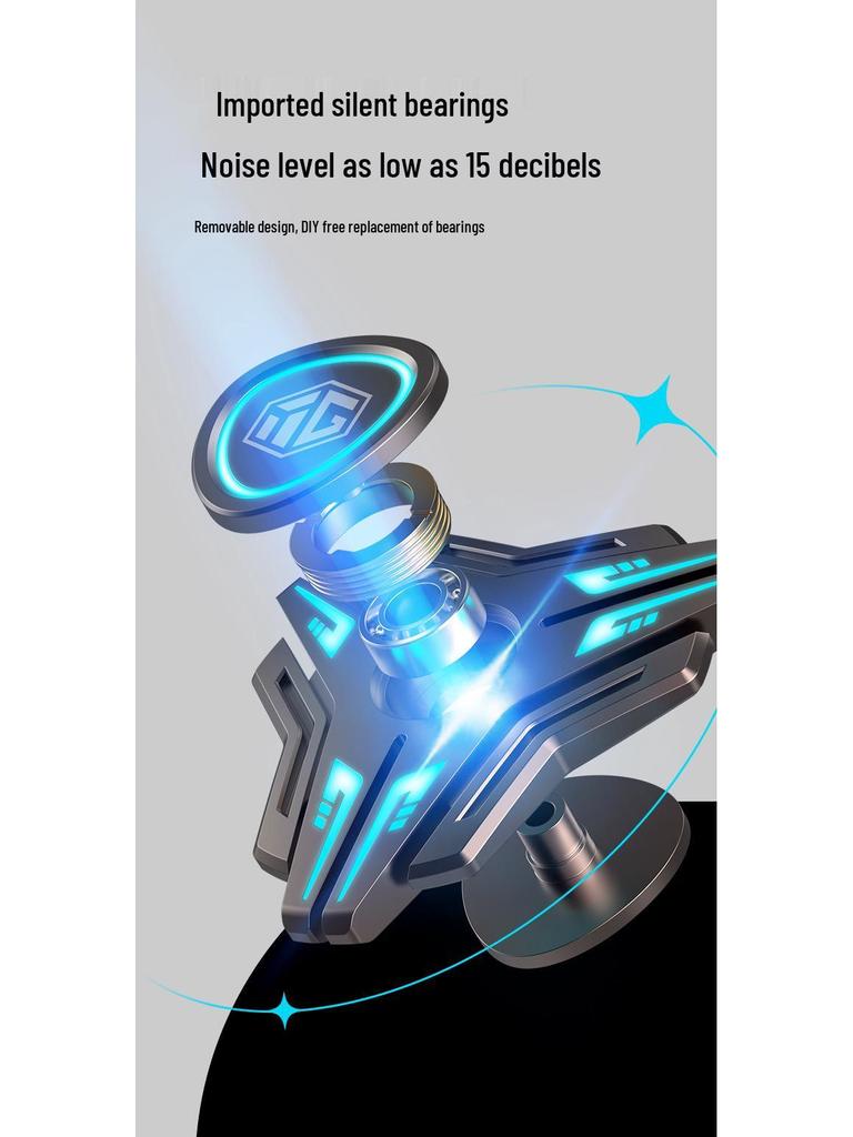 Yijue Leuchtendes Nachtlicht Spinner Spielzeug - Dekompressionsklinge für Kinder