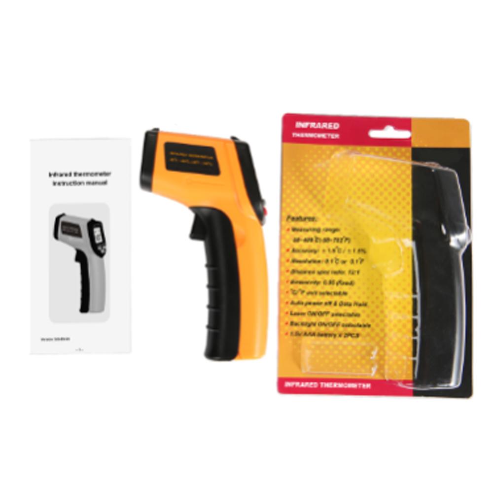 Portable Thermometer -50~600℃ / -58~1122℉ Digital Infrared Thermometer Contactless Temperature Tester IR Laser Pyrometer