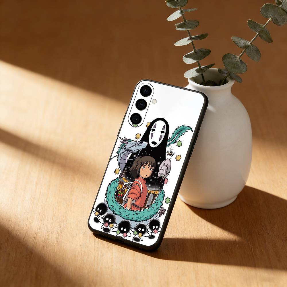 

S-Spirited Anime A-Away Phone Case For Samsung Galaxy A91,80,73,72 ,71,53,52,32 ,31,22,21s,20,Soft Black Case Samsung a11