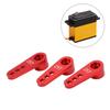 3pcs RC Aluminum 25T Servo Horns Metal Steering Arm for 1Celsius8 1Celsius10 RC Car Upgrade Parts