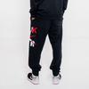 Air Jordan Mens Legacy 4 Pants Alphabet Printing Casual Sports Long Pants Black Men's CQ8303-010