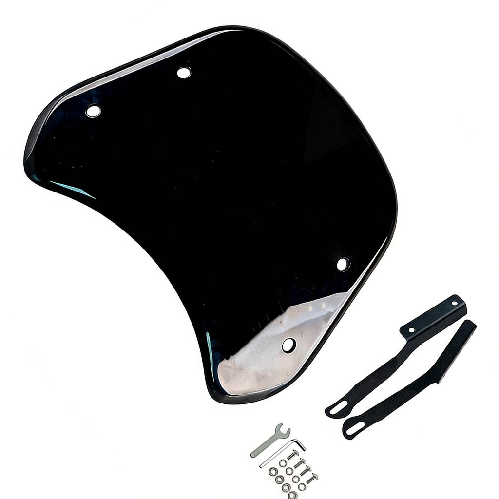 Easy Installation Motorcycle Windshield permanent Look Lightweight ABS Plastic For Different Bikes