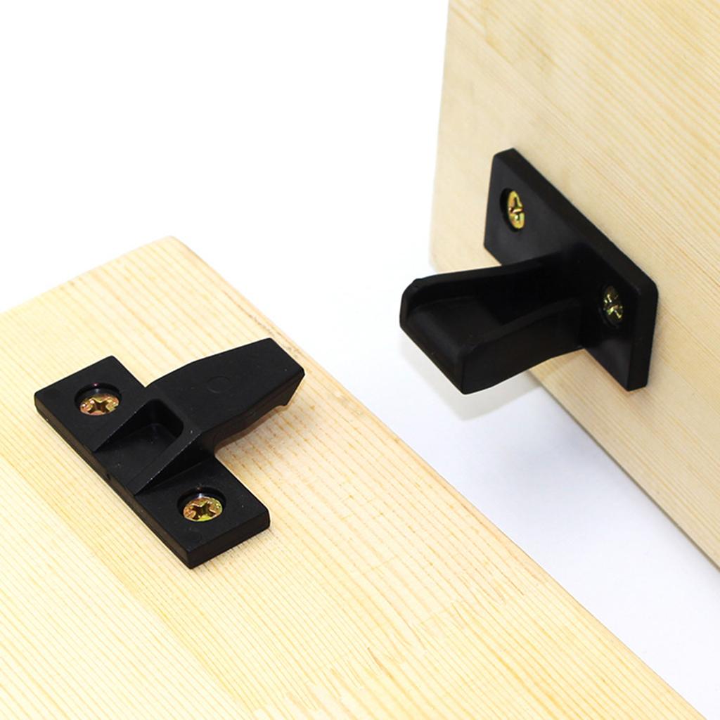 10Pcs Push In Plinth Fasteners Cabinet Catches Buckle Press Fit Panel Clips Furniture Push In Plinth Panel Joint Bracket