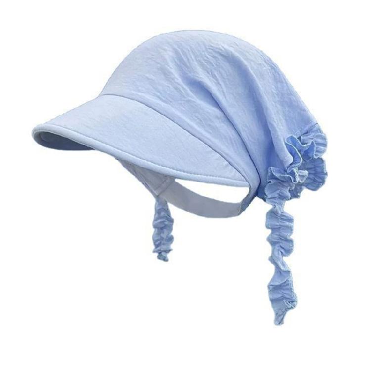 Soft Breathable Cotton Baseball Hat Sunproof Hat for Female Outdoor Daily Wear and Sunproof Popular Headscarf Hat