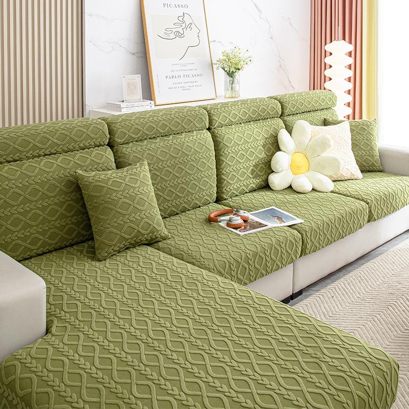 

Жаккардовый флисовый чехол для дивана, универсальный универсальный эластичный чехол для дивана, универсальный чехол для дивана на четыре сезона, против кошачьих царапин S