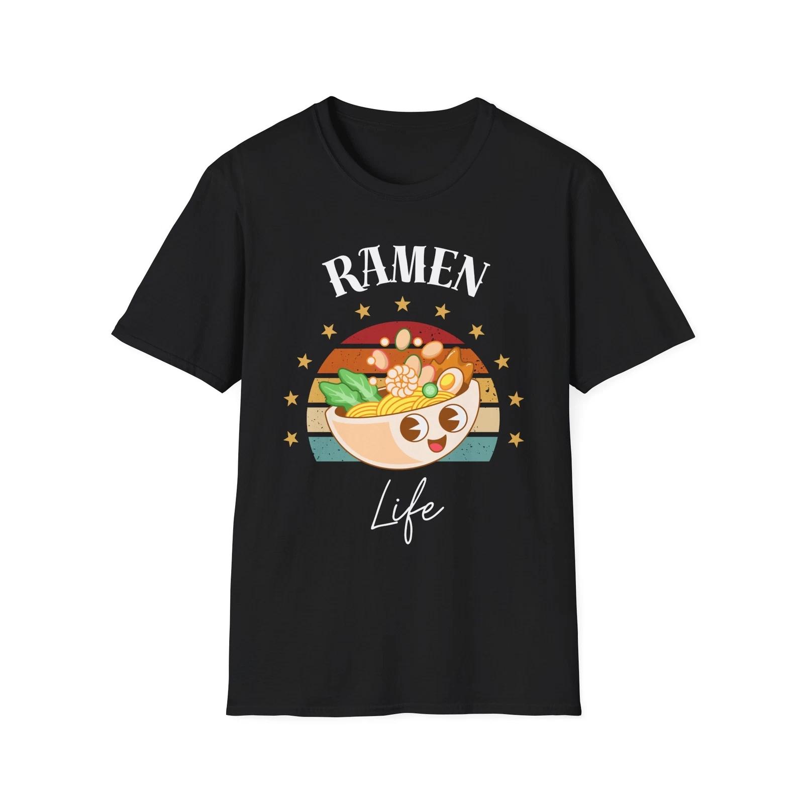 

Ramen Life Shirt, Funny Foodie Tee, Gift for Noodle Lovers M