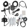 36V 250W Hub Motor EBike Conversion Kit with KT900S Display Meter for 700C 12G Wheel(Rear Freewheel Motor )