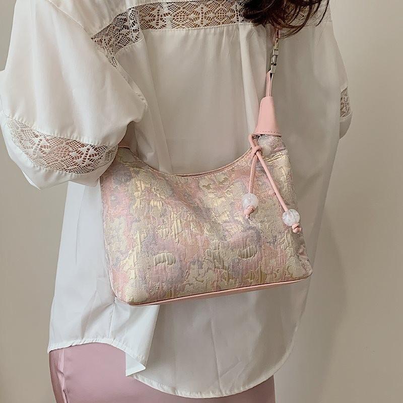 Stylish New Chinese Design Versatile Shoulder Handbag For Women With Elegant Embroidery