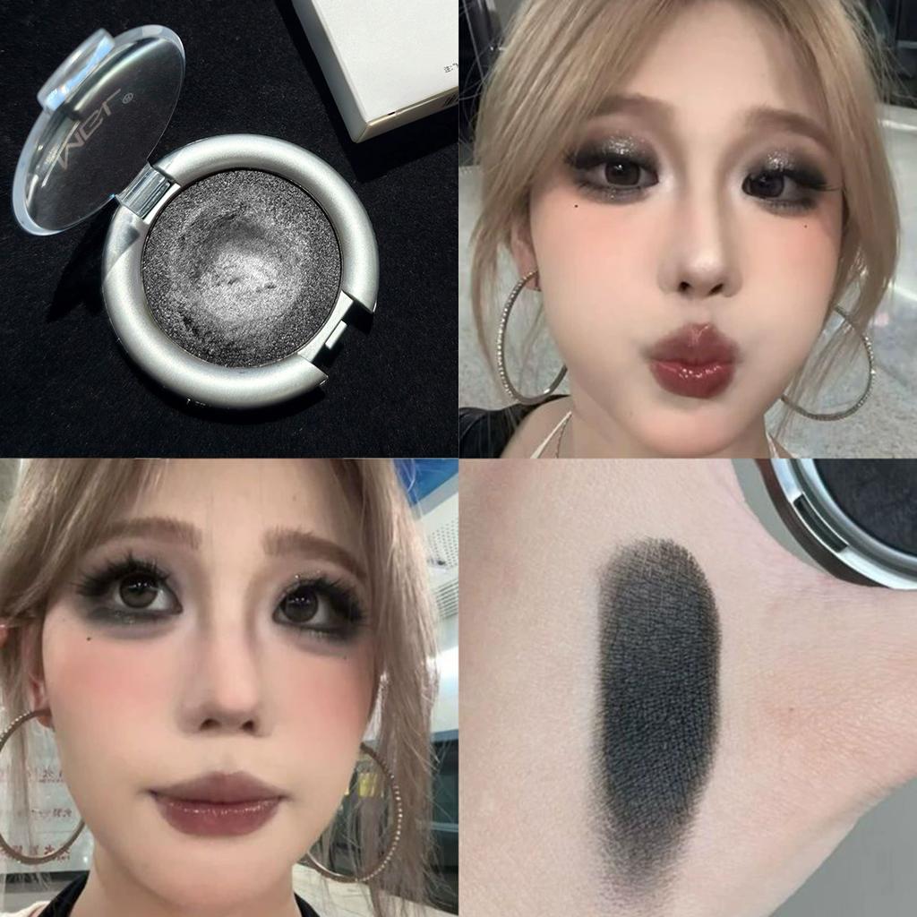 Spazio cowboy cosmico Evidenziatore Occhi Glitter Ombretto monocromatico Tavolozza Shimmer Satin Trucco Tavolozza Ombretto Kit evidenziazione