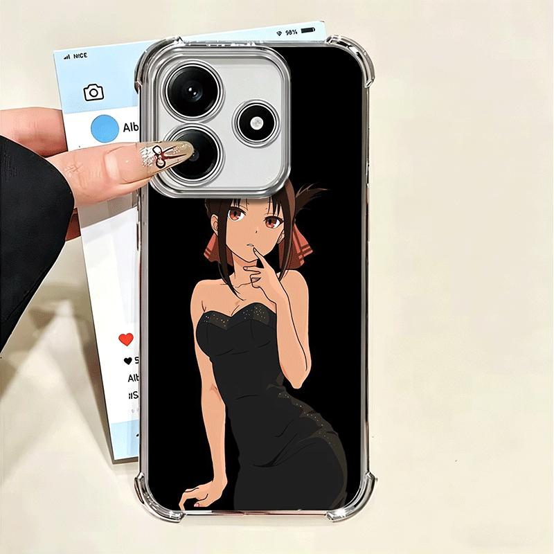 Kaguya Sama Shinomiya Soft Phone Case For Xiaomi Poco X7 X8 Pro Max X6 X5 X3 F8 Ultra F7 M8 M7 M5S Redmi 15C 15A 15 14C 13C 12C