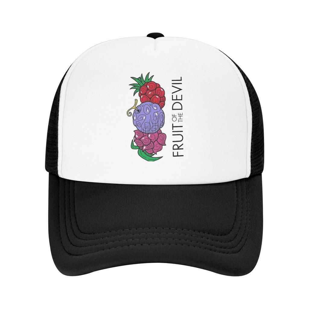 Robin Devil Fruit Hana Hana No Mi Mesh Baseball Cap Adult Vintage Trucker Hat onepieces Adjustable Polyester Snapback Caps