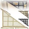 Car Storage, Ceiling Net, Triangle, 2-Layer Type, Roof Net, Anti-Drip, Zippered, Cargo Net, Adjustable,