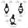 3x Halloween Skeleton Figurine Statue Sculpture Resin Creative Fine Workmanship Decorative