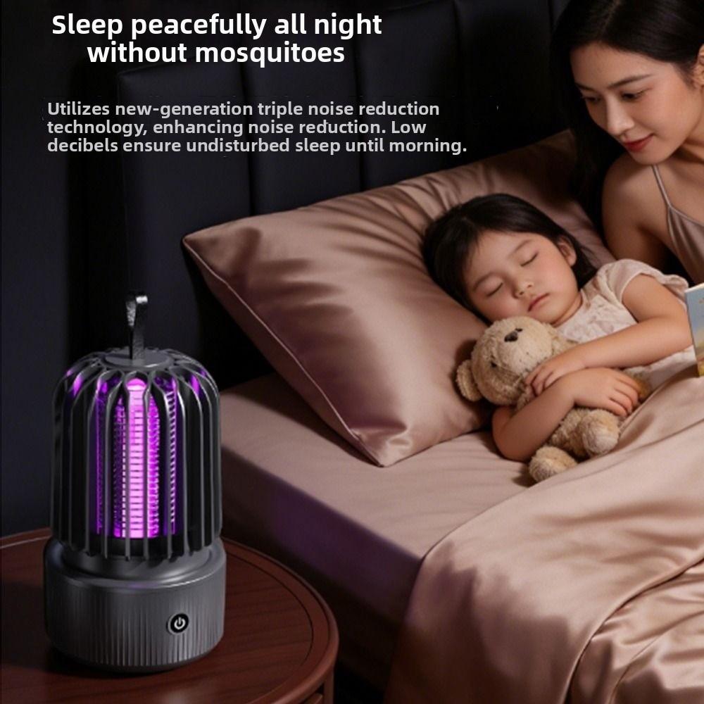2 in 1 Bug Zapper Portable Killer Lamp Multifunctional Electric Shock Mosquito Killer  Summer