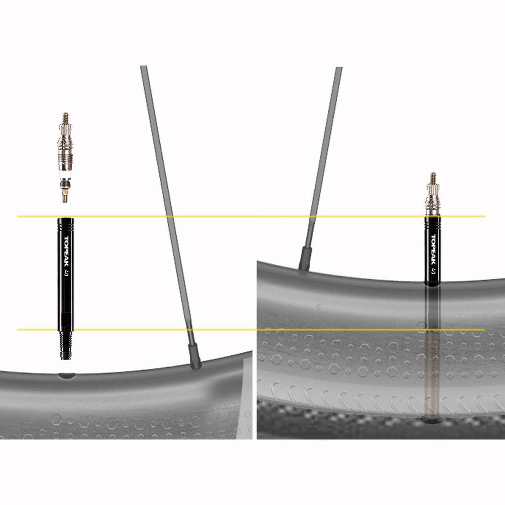 TOPEAK TPK Valve Extender 40mm YPP26801