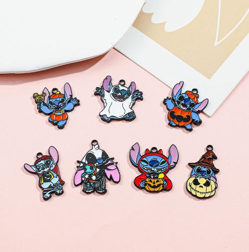 10 pcs Halloween Charms Enamel Charms Pendants for Jewelry Making Necklaces Earrings Braceltes DIY Crafts Gifts