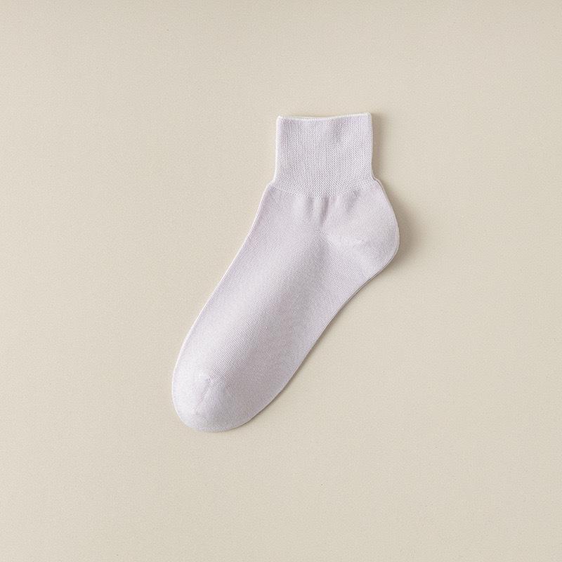 Sock - Summer Lightweight Pure Cotton Anti-odor Short Tube Socks Without Bones Versatile Cotton Socks