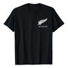 Camisa Masculina Preta New Zealand Fern Preta Proud Kiwi Nz