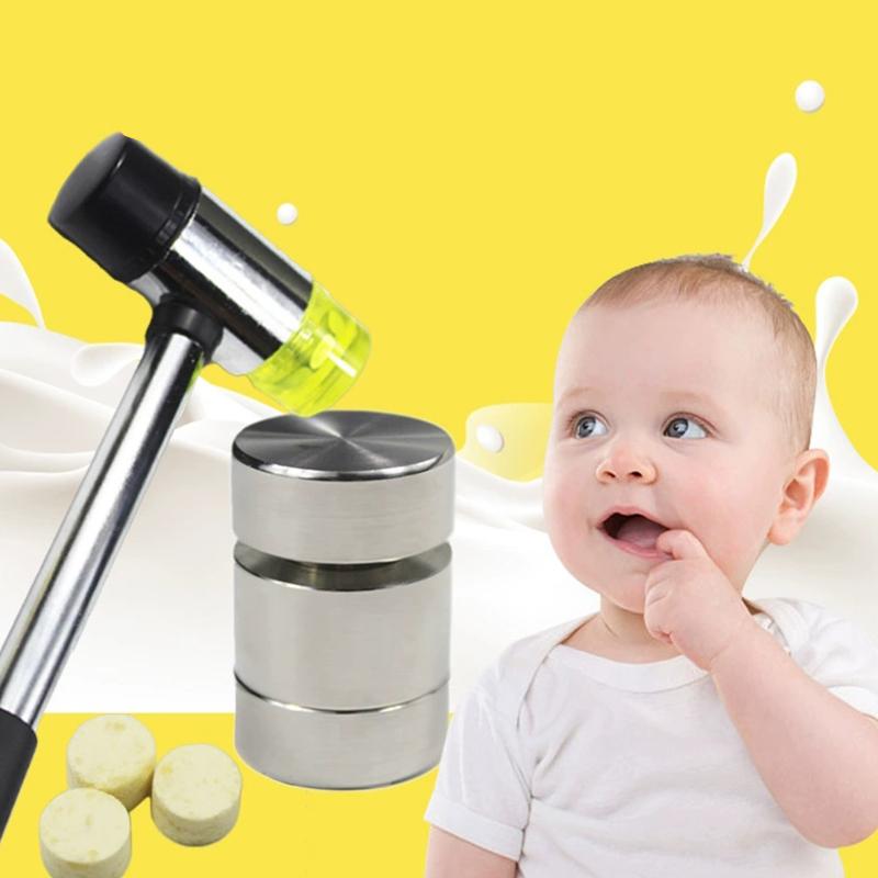 1/6Pcs Manual Tablet Press Machine, Diy Milk Tablet Pill Sugar Slice Self-Made Tool